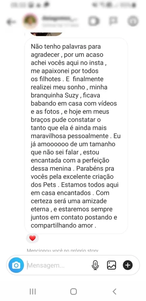 Depoimentos e Feedbacks Espontâneos